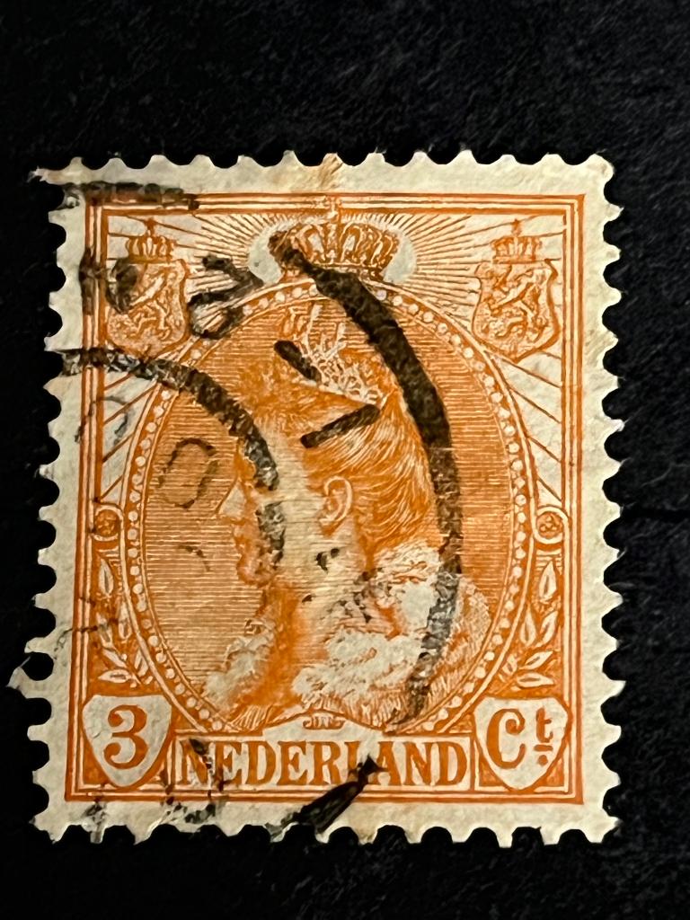 I2-56 Nederland 1899 NVPH 56 - 3ct oranje - gestempeld, Ophalen of Verzenden, Na 1940, Gestempeld