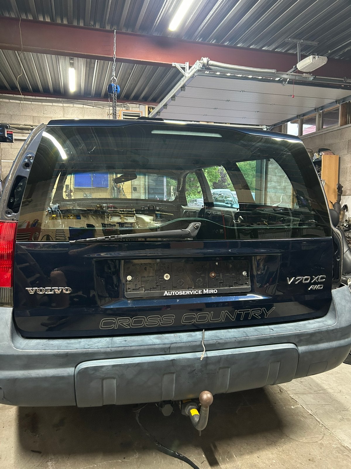 Achterklep Volvo XC70 Nautic Blue, Ophalen, Gebruikt, Achterklep, Volvo
