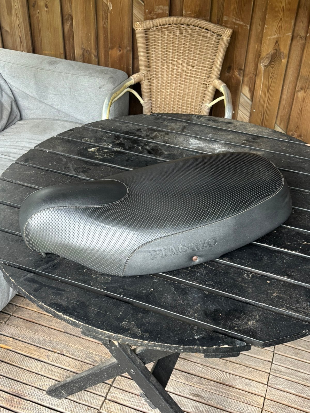 Zeldzaam typhoon/ skr ‘PIAGGIO’ zadel, Ophalen of Verzenden, Zo goed als nieuw, Zadel, Piaggio