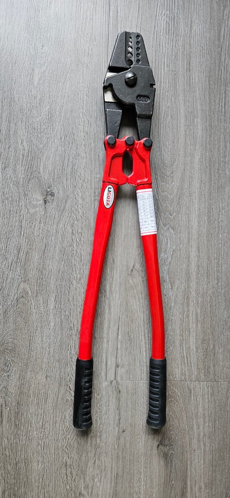 licota professionele perstang 600mm, Doe-het-zelf en Verbouw, Ophalen of Verzenden, Zo goed als nieuw, Tang, Overige merken