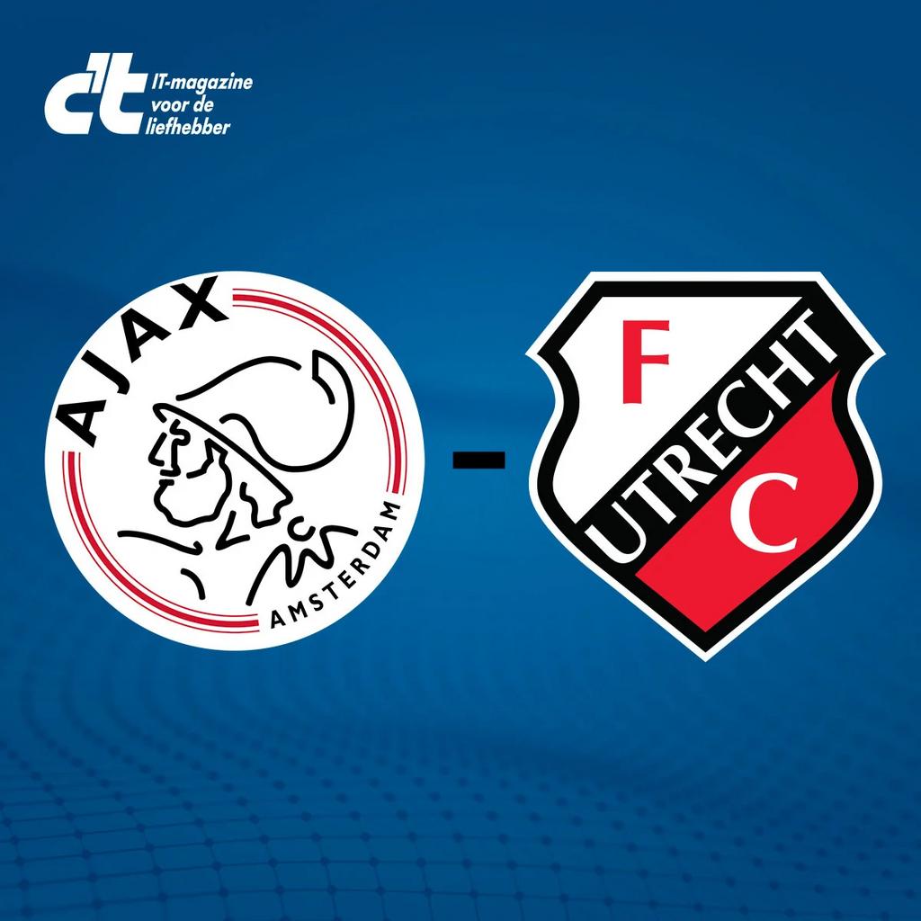 Ajax-utrecht 2 tickets naast elkaar vak 414, Twee personen