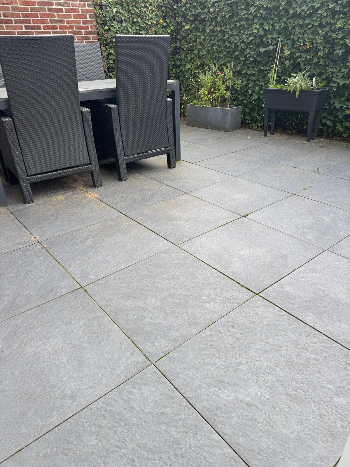 MBI Geo Ceramica keramische tegels ca. 25m2, Ophalen, Zo goed als nieuw, Keramiek, Terrastegels