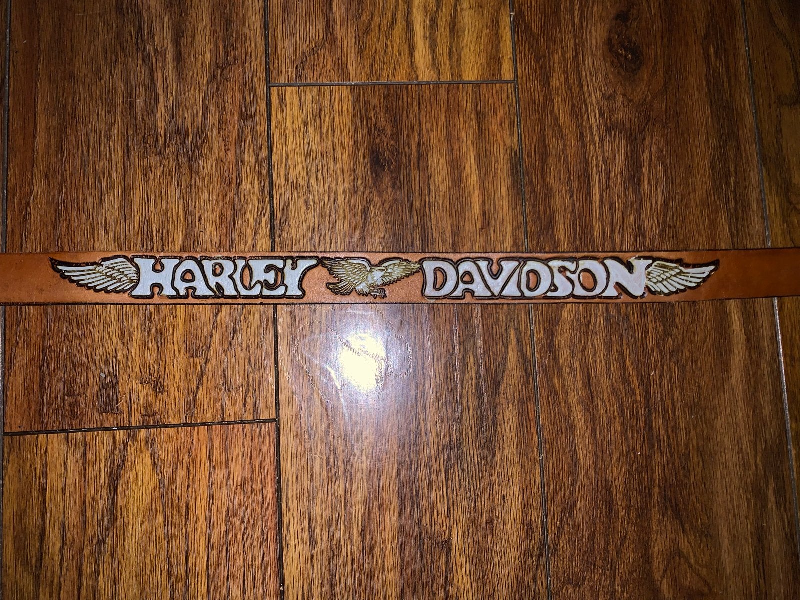 Leren riem met mooie buckle,100 cm, Ophalen of Verzenden