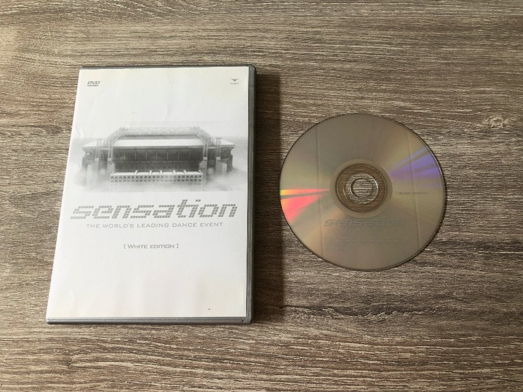 ID&T Sensation White & Black DVD Oldschool Thunderdome, Ophalen of Verzenden, Zo goed als nieuw, Muziekvideo's, Alle leeftijden