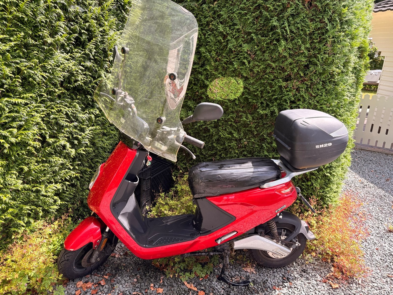 Rode elektrische scooter(Iva e-go s4 45 km Staat in epe (gld, Gebruikt, Elektrisch, Ophalen, Overige merken