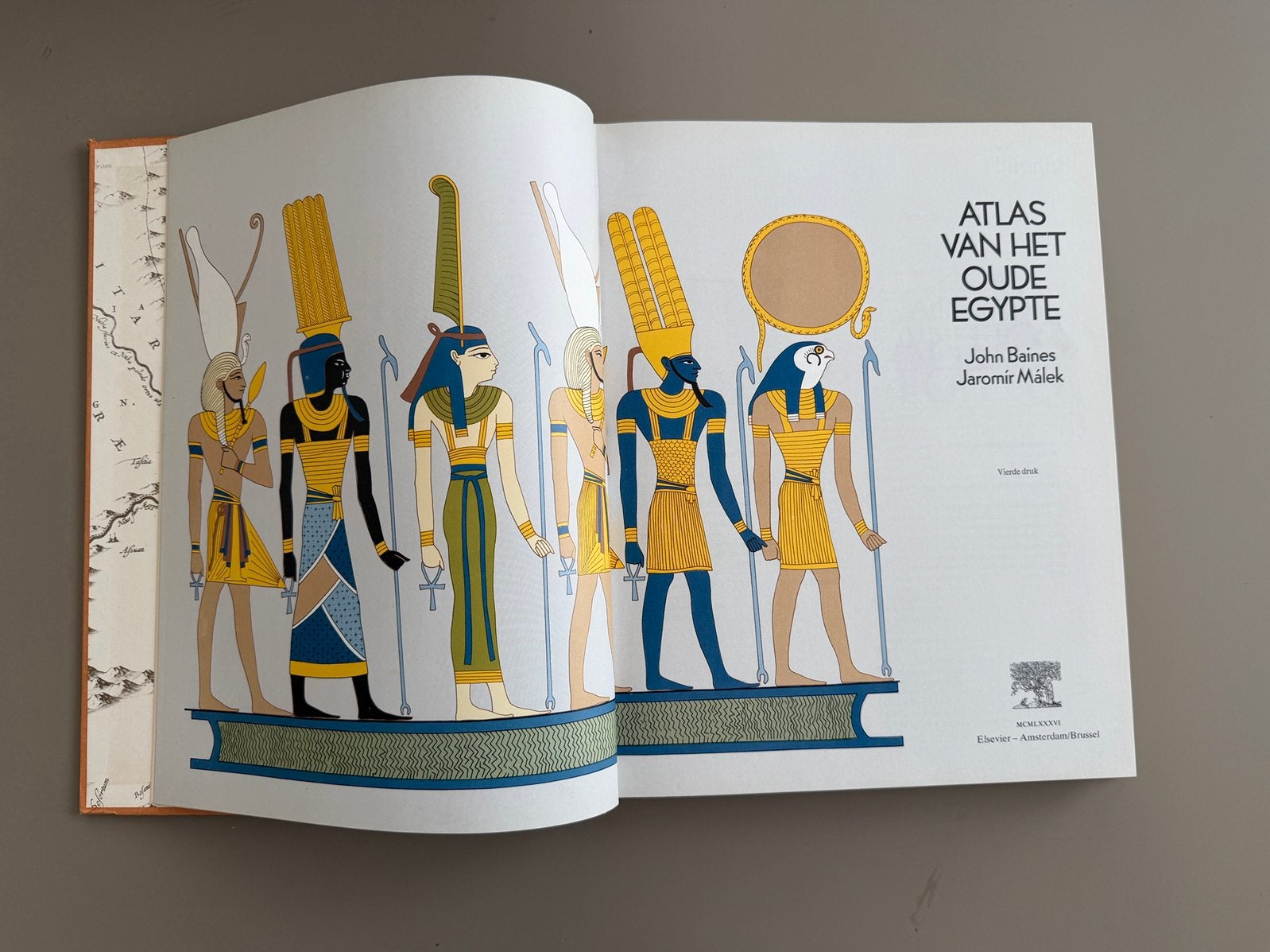 Atlas van het oude Egypte, Antiek en Kunst, Ophalen of Verzenden, Kaarten en plattegronden
