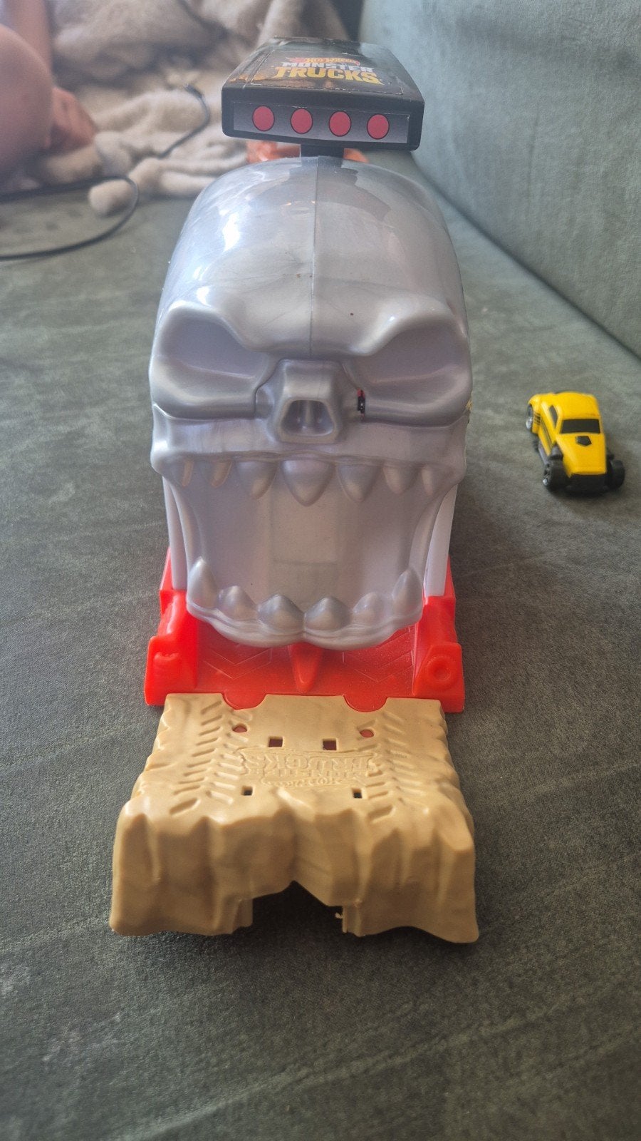 Hot Wheels Monster Trucks Schedel Lanceerder Speelset, Ophalen of Verzenden, Gebruikt