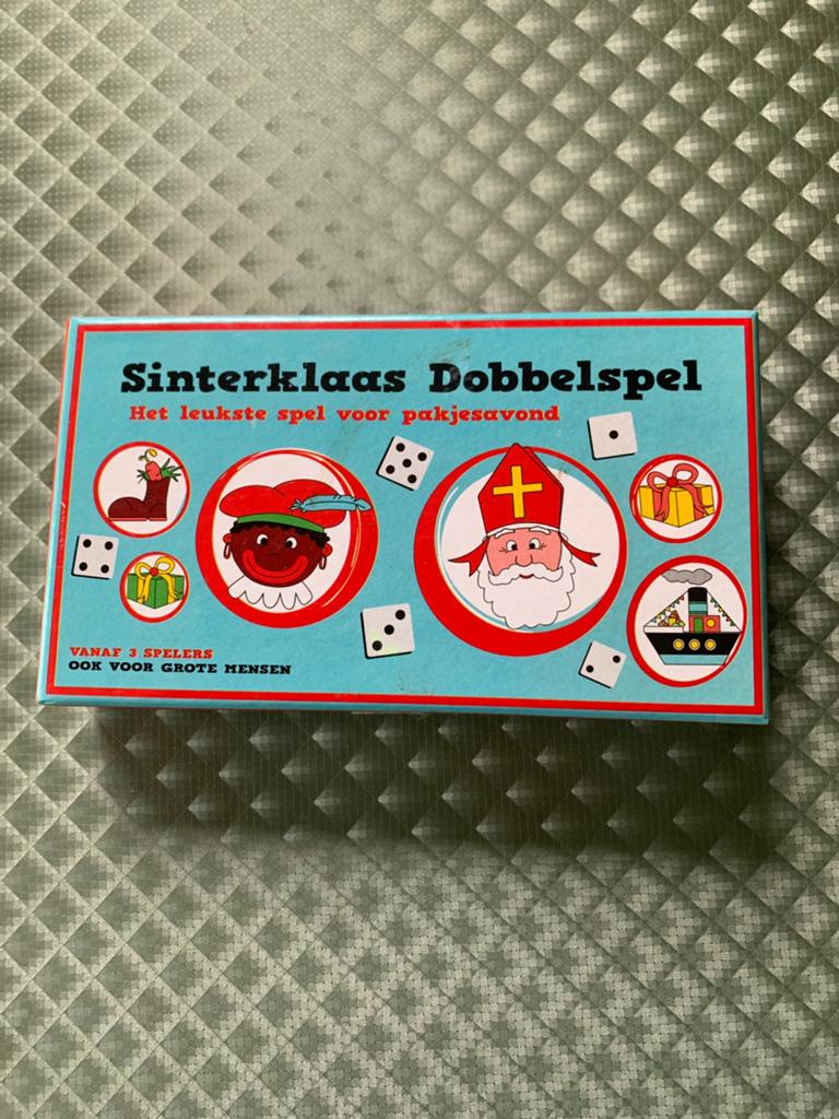 2 Sinterklaas spelletjes Dobbelspel+ Raad het plaatje, Ophalen of Verzenden, Zo goed als nieuw