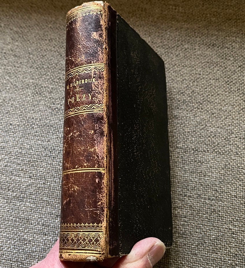Antiek boek Poëzy, gedichten van Bilderdijk, Antiek en Kunst, Ophalen of Verzenden