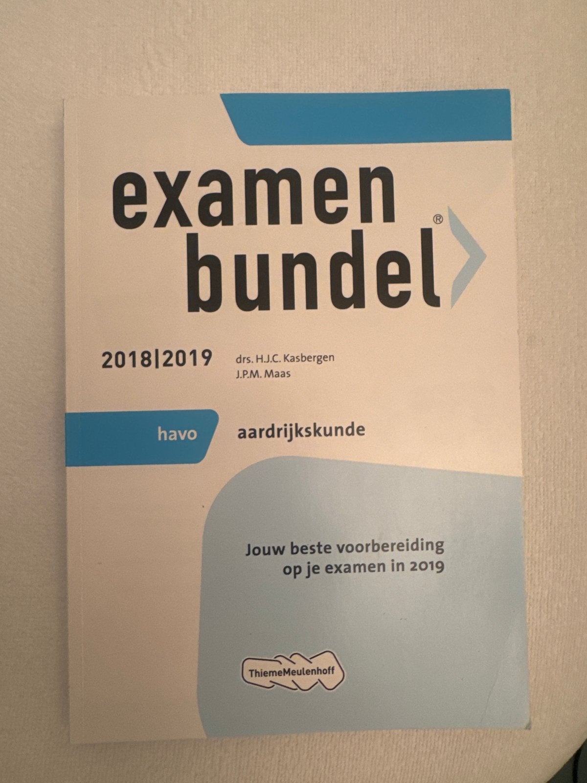 Examenbundel Aardrijkskunde HAVO 2018/2019, Boeken, Schoolboeken, Ophalen of Verzenden, Gelezen, HAVO, Aardrijkskunde