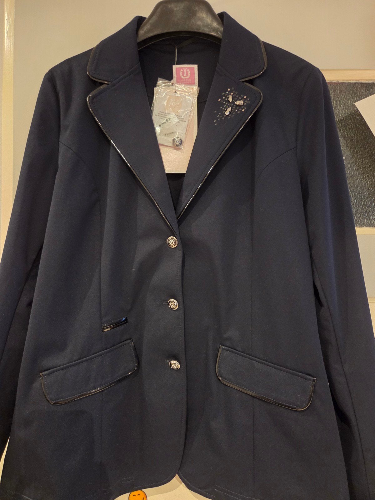 Imperial riding wedstrijdjasje Navy 44, Blauw, Dressuur, Nieuw, Ophalen of Verzenden