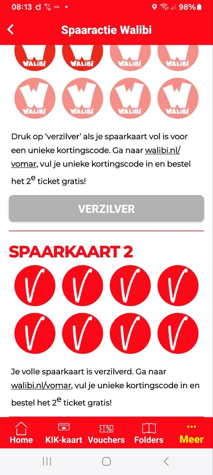 walibi 1+1 gratis code, Drie personen of meer, Kortingskaart