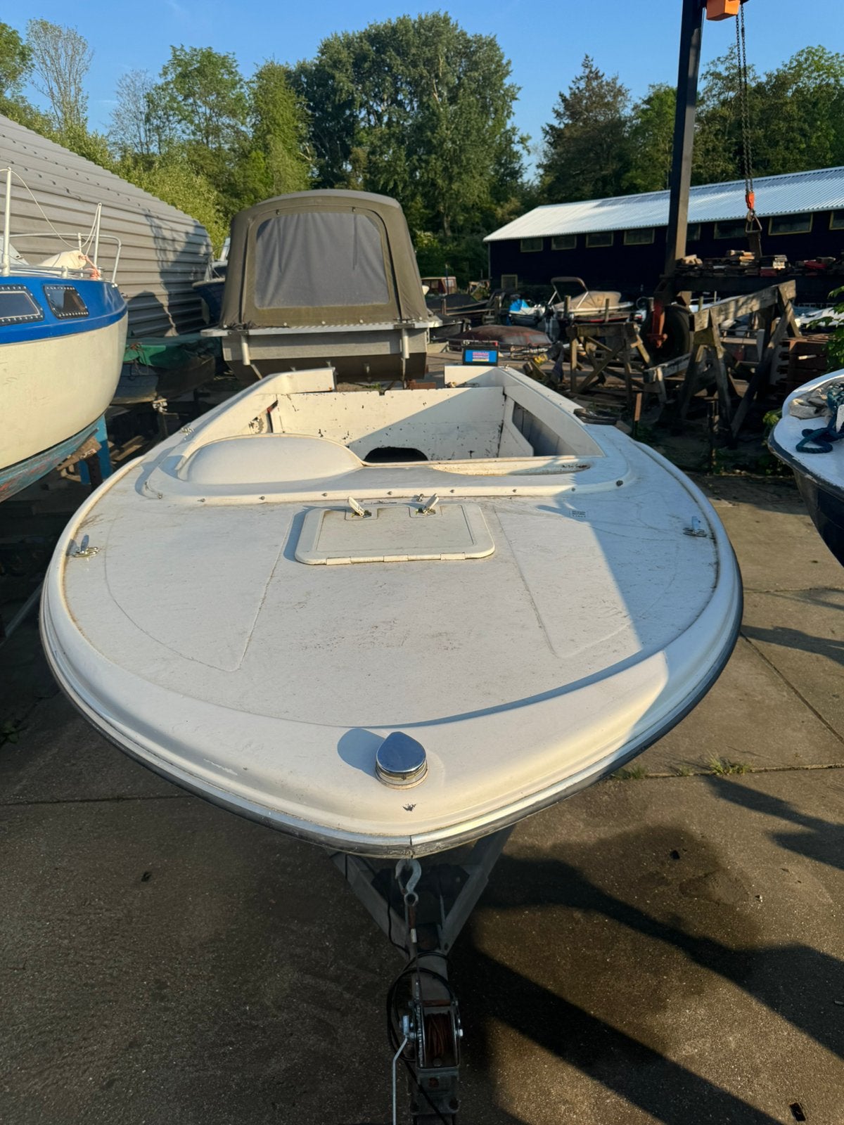 Speedboot met trailer, Watersport en Boten, Ophalen, Zo goed als nieuw, Overige typen, Motorboot