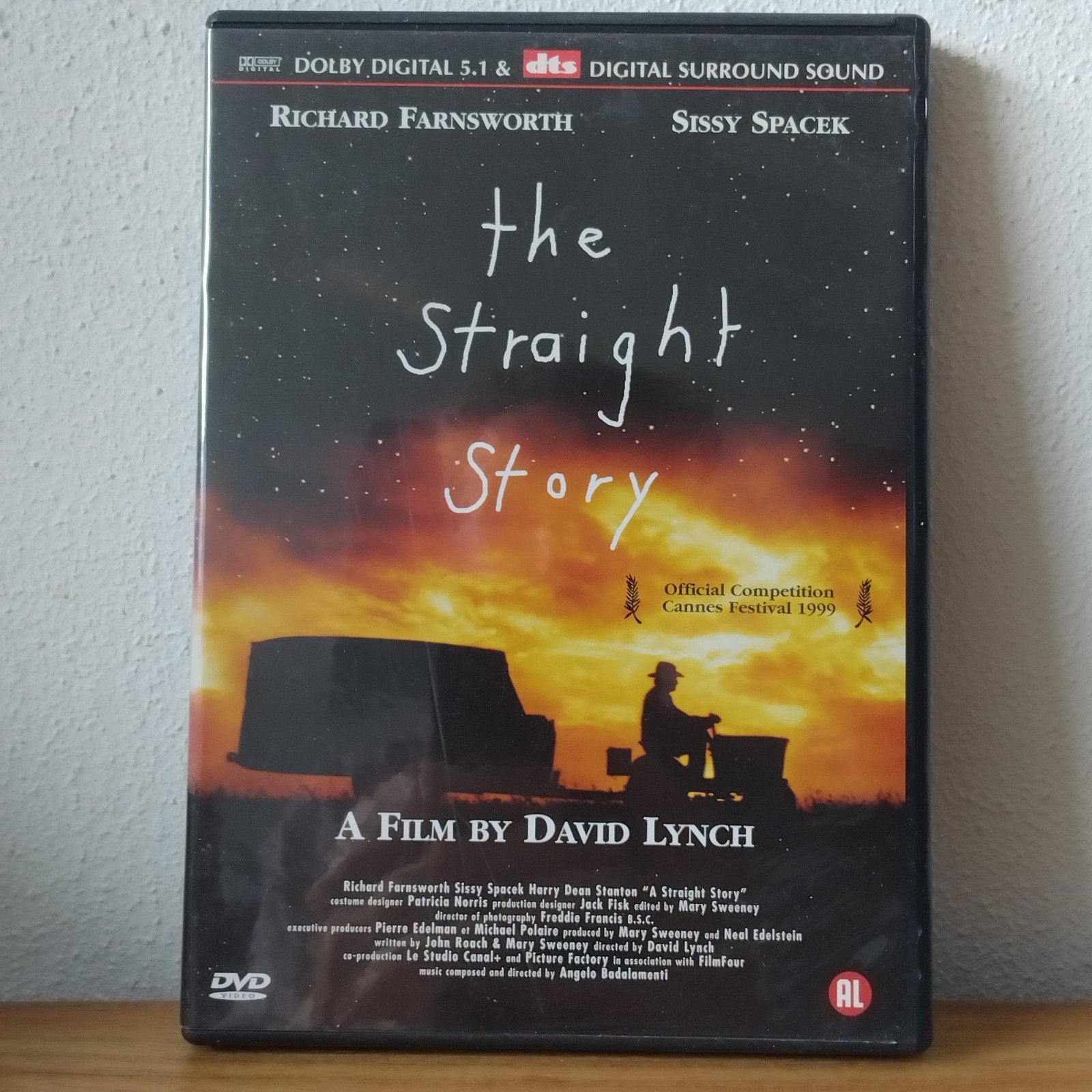 The Straight Story David Lynch dvd, Alle leeftijden, Ophalen of Verzenden, Zo goed als nieuw, Overige gebieden