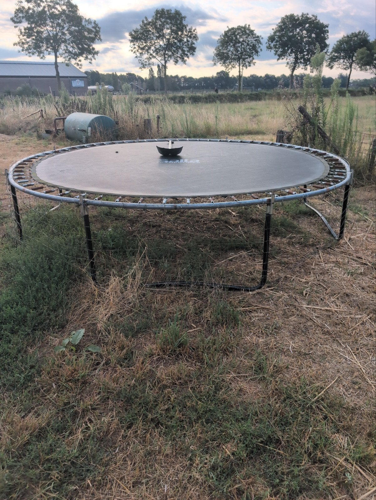 Grote trampoline / verrijdbaar kippenhok 366 cm, Ophalen, Gebruikt, Kippenhok of Kippenren