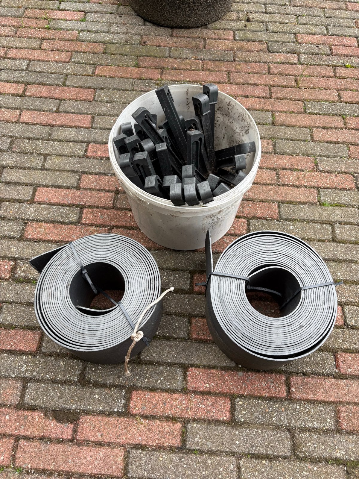 Nature flexibele borderrand - Tuinafscheiding, Tuin en Terras, Kunststof, Gebruikt, 200 cm of meer, Ophalen of Verzenden