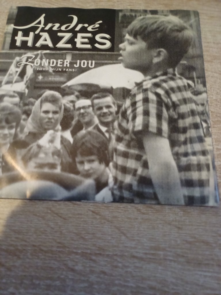 428 Single Andre Hazes – Zonder jou – 1275427 –, Cd's en Dvd's, 7 inch, Ophalen of Verzenden, Zo goed als nieuw, Overige typen