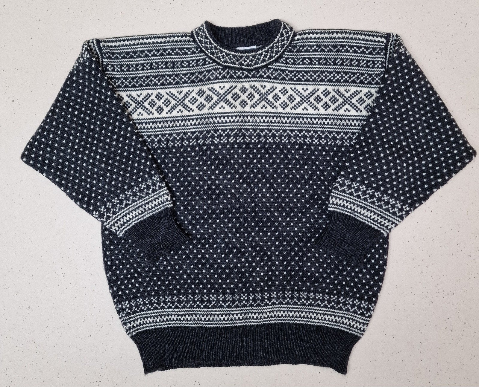 Vintage 90's Dale of Norway Trui Maat L, Ophalen of Verzenden, Zo goed als nieuw, Grijs