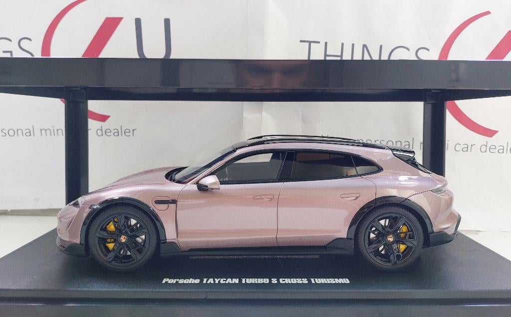 GT Spirit 1:18 Porsche Taycan Turbo S Cross Turismo frozen, Hobby en Vrije tijd, Ophalen of Verzenden, Nieuw, Auto, Overige merken