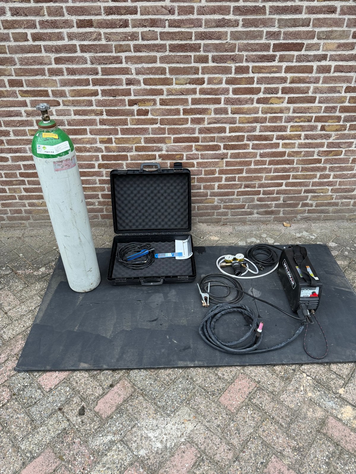 Weldkar WK TIG 1660 DC/HF Pulse lasapparaat met toebehoren, Doe-het-zelf en Verbouw, Ophalen, Gebruikt, 150 tot 250 ampère, Tig