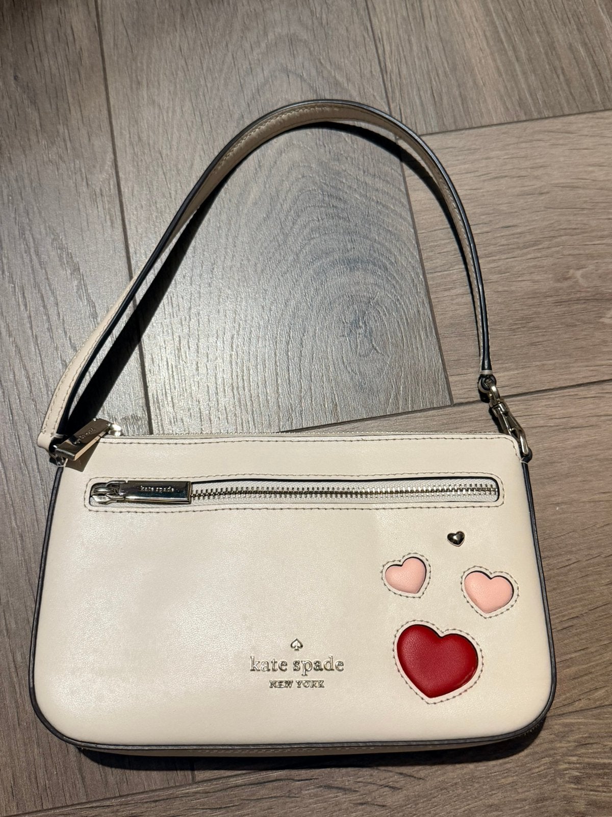Kate spade tasje, Sieraden, Tassen en Uiterlijk, Tassen | Damestassen, Ophalen of Verzenden, Gebruikt, Wit, Schoudertasje