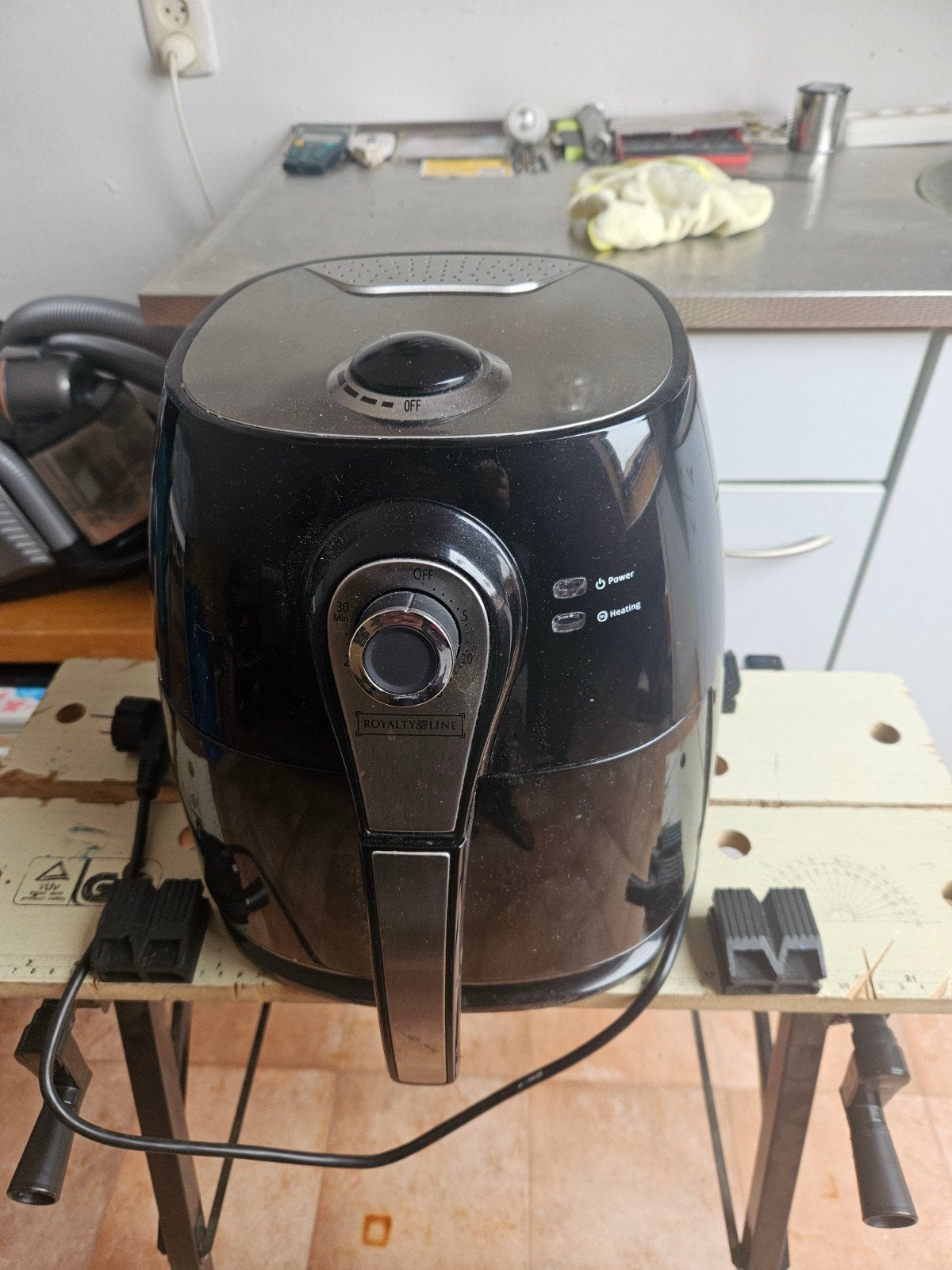 Royalty Line Airfryer - Zwart, Ophalen of Verzenden