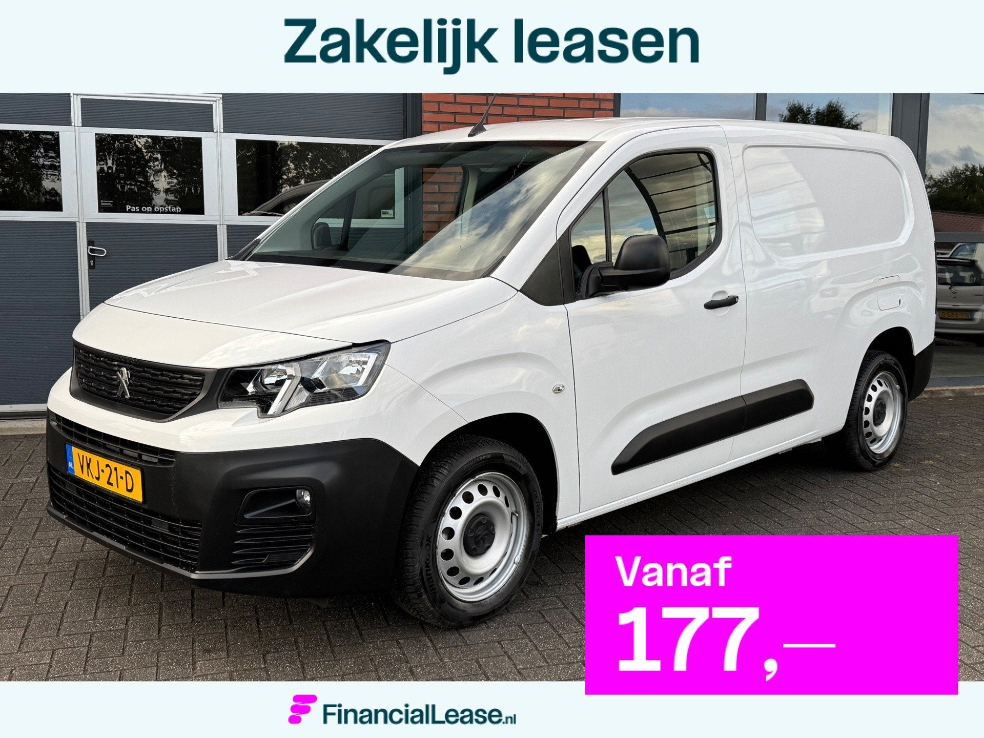 Peugeot Partner 1.5 BlueHDI Premium Long, Voorwielaandrijving, Dealer onderhouden, 730 kg, Gebruikt