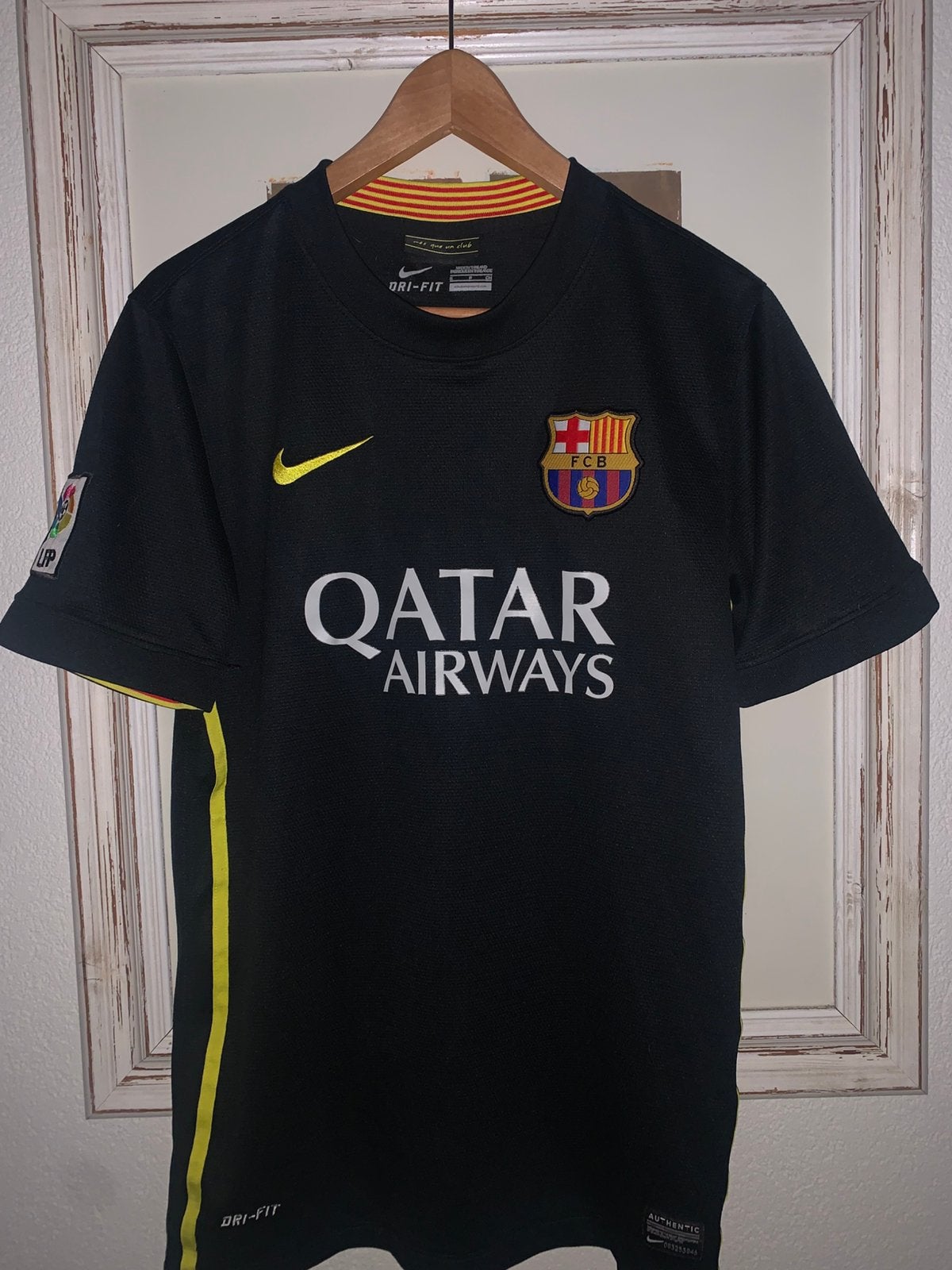 FC Barcelona uitshirt 2013-2014- Zwart maat S, Kleding | Heren, Maat 48/50 (M), Zwart, Ophalen of Verzenden, Zo goed als nieuw