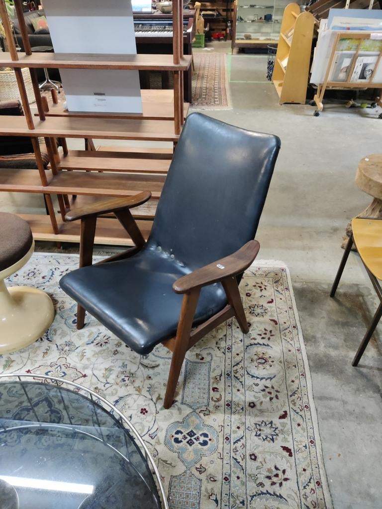 Louis van Teeffelen fauteuil - Vintage design stoel, Ophalen, Gebruikt, Vintage, Mid-century modern, Louis van Teeffelen