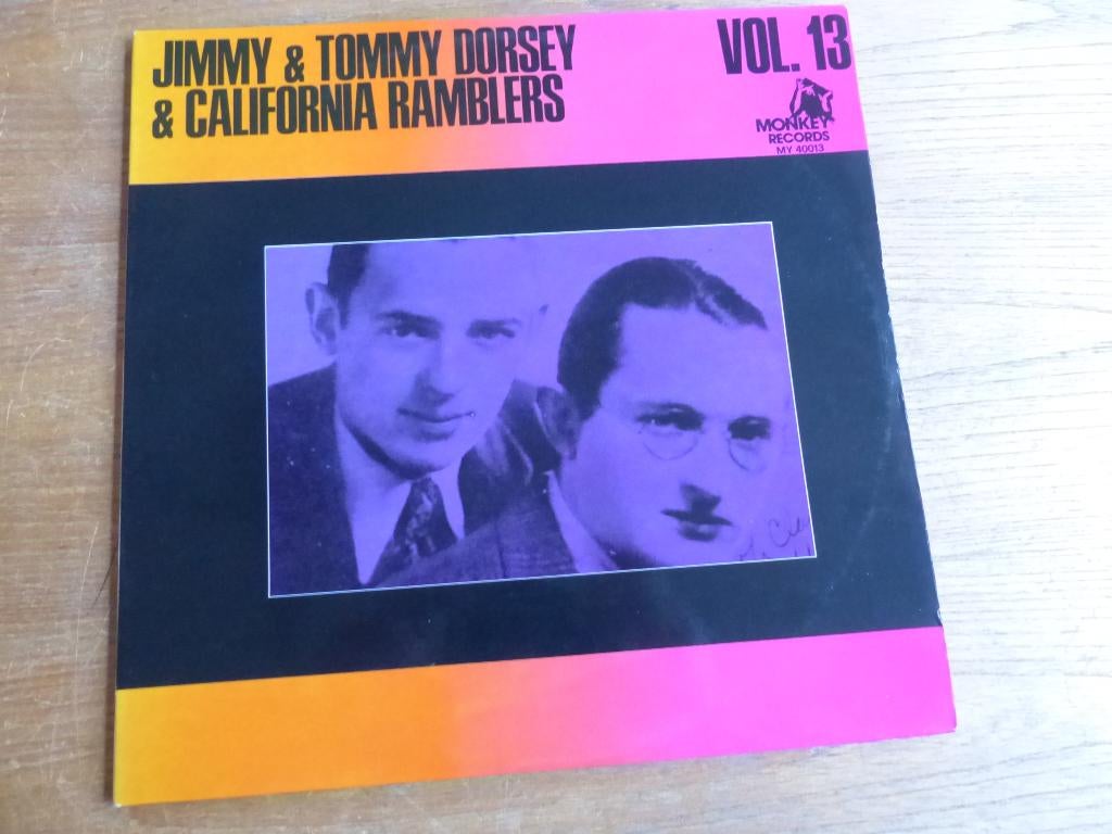 Jimmy & Tommy Dorsey & California Ramblers – Volume 13, Cd's en Dvd's, Vinyl | Jazz en Blues, Gebruikt, Ophalen of Verzenden, Gatefold hoes