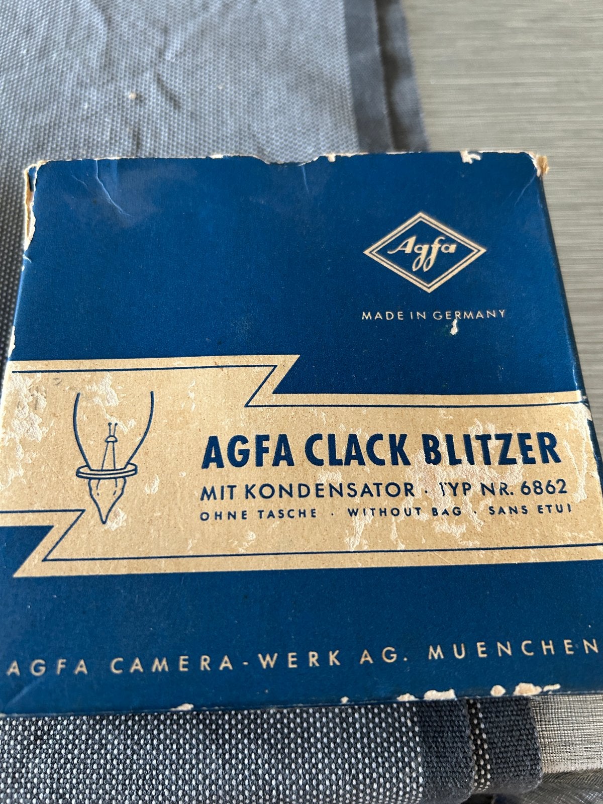 Agfa Clack camera met Agfa Clack Blitzer flitser, Audio, Tv en Foto, Ophalen of Verzenden, Zo goed als nieuw, Compact, Overige Merken