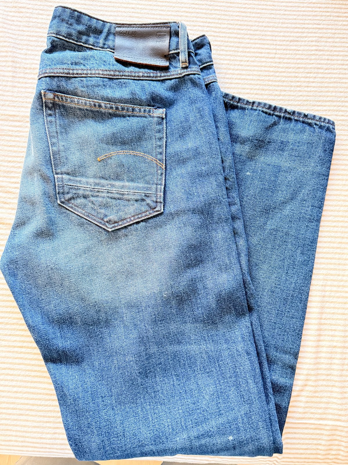 G-Star Kate Boyfriend Jeans W28 L34, Verzenden, Gedragen, Blauw, W28 - W29 (confectie 36)