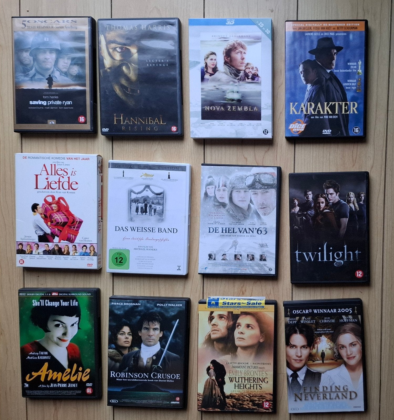 12 Films op DVD. Alle 12 voor slechts € 25,--, Vanaf 12 jaar, Ophalen of Verzenden, Zo goed als nieuw