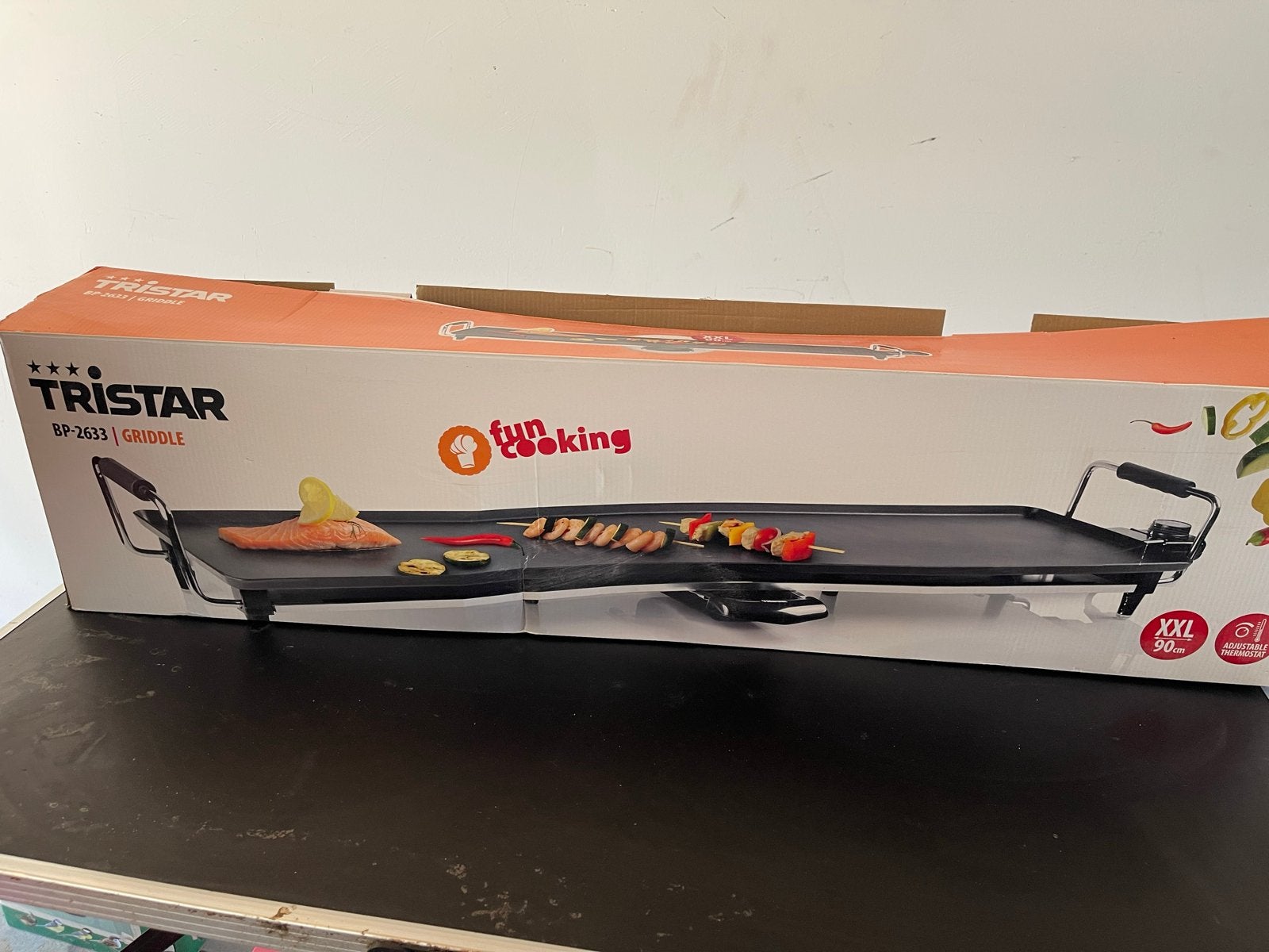 Tristar BP-2633 XXL Grillplaat - Nieuw in doos, Ophalen of Verzenden, Nieuw, Tafelgrill