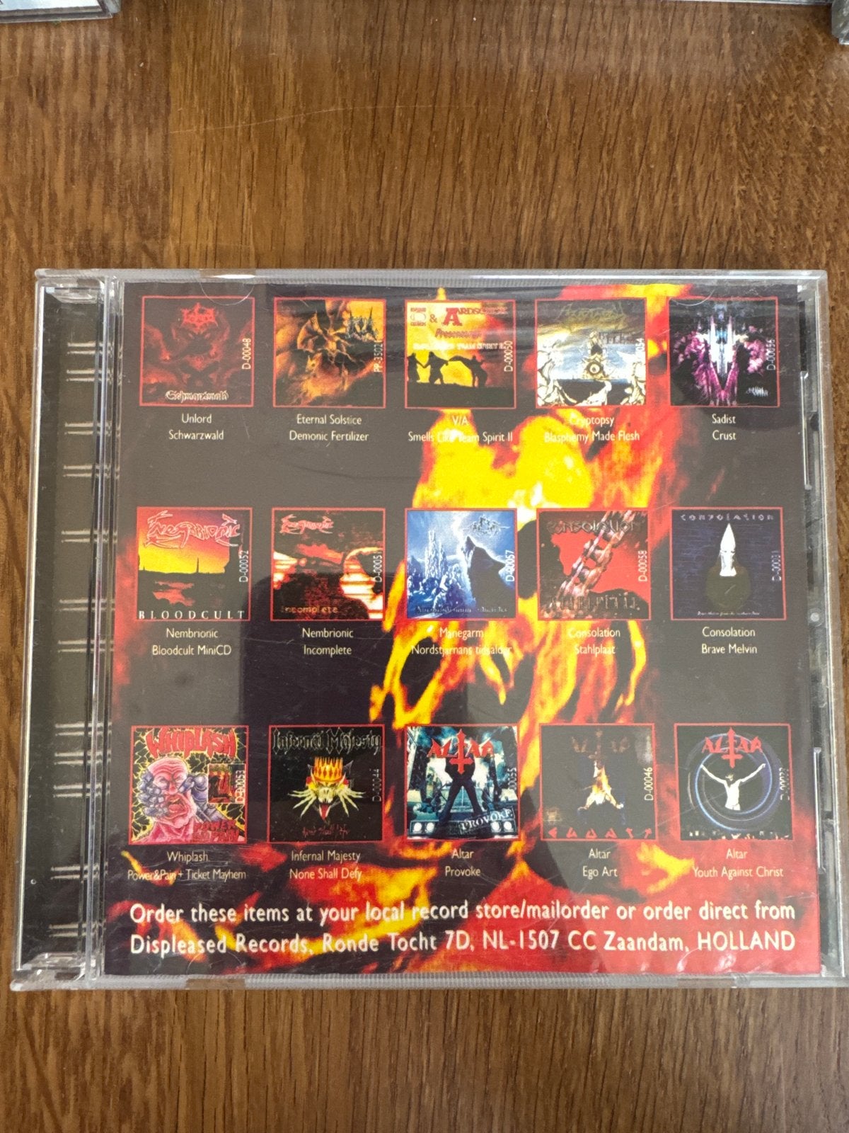 Nembrionic - Incomplete CD (Death/Black Metal), Gebruikt, Death metal, Ophalen of Verzenden, Inclusief doosje