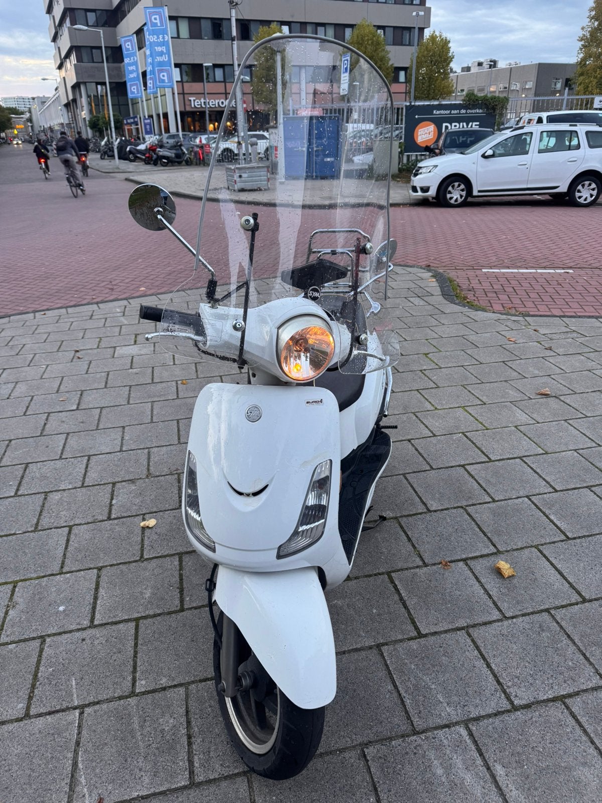 Perfect lopende witte Fiddle 2 Milleuzone, Ophalen, Zo goed als nieuw, Benzine, Overige merken