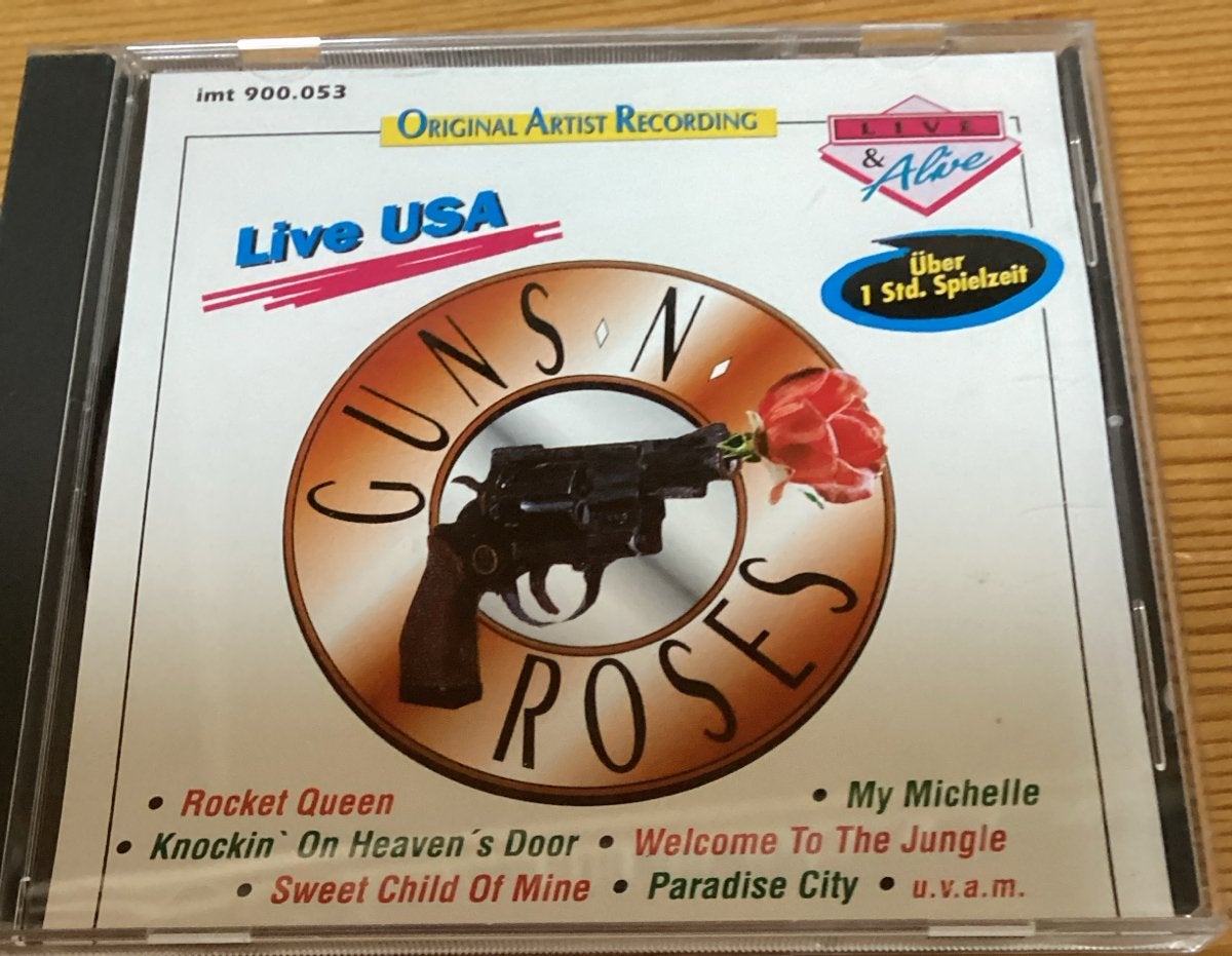 Guns N' Roses - Live USA CD (Live & Alive), Ophalen of Verzenden, Rock, Live-album, Inclusief doosje