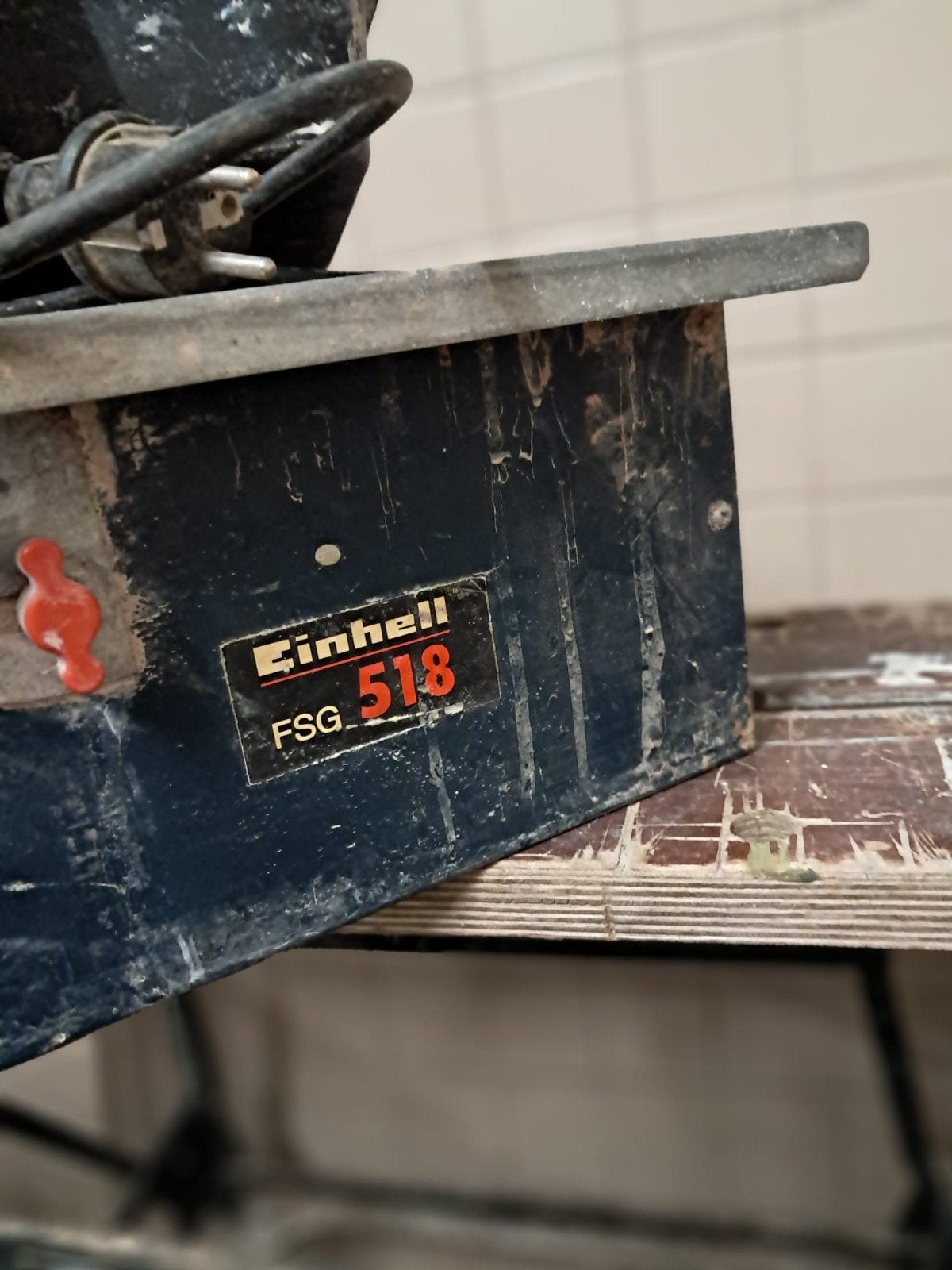 Einhell FSG 518 Tegelzaagmachine - Gebruikt, Doe-het-zelf en Verbouw, Ophalen, Gebruikt, Overige typen, Einhell
