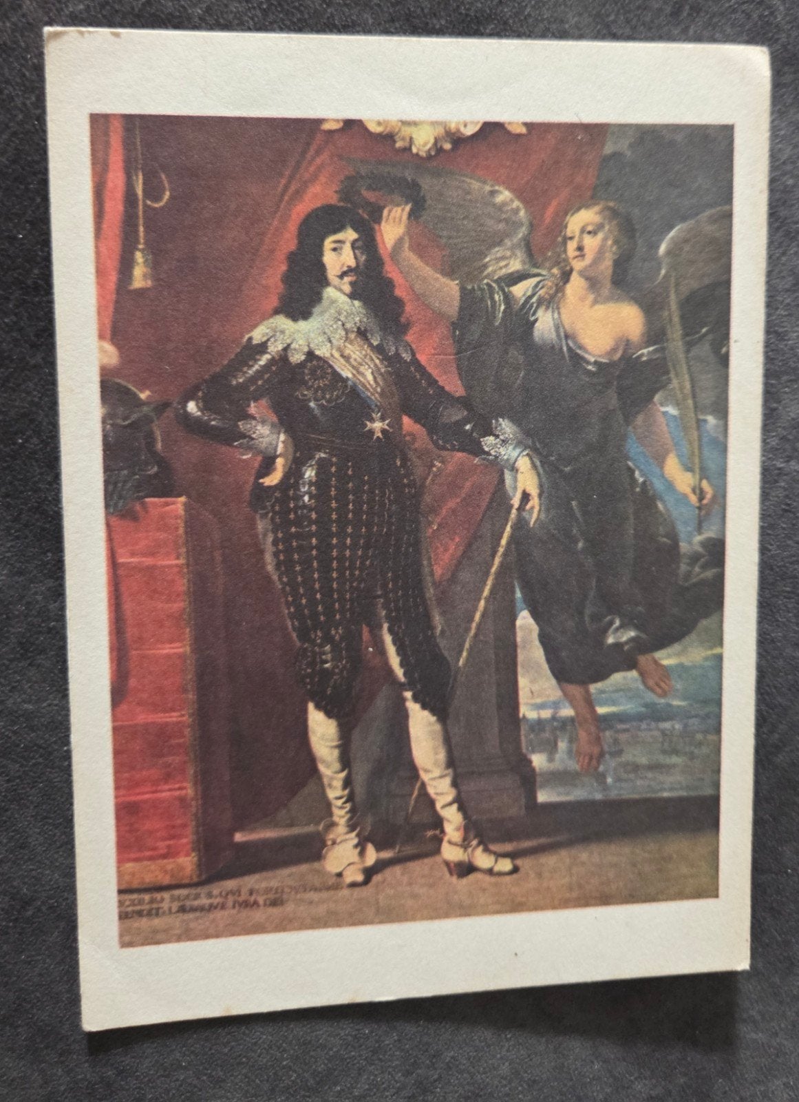 Ansichtkaart Louis XIII gekroond door de Overwinning, Verzenden, 1940 tot 1960, Ongelopen, Overige thema's