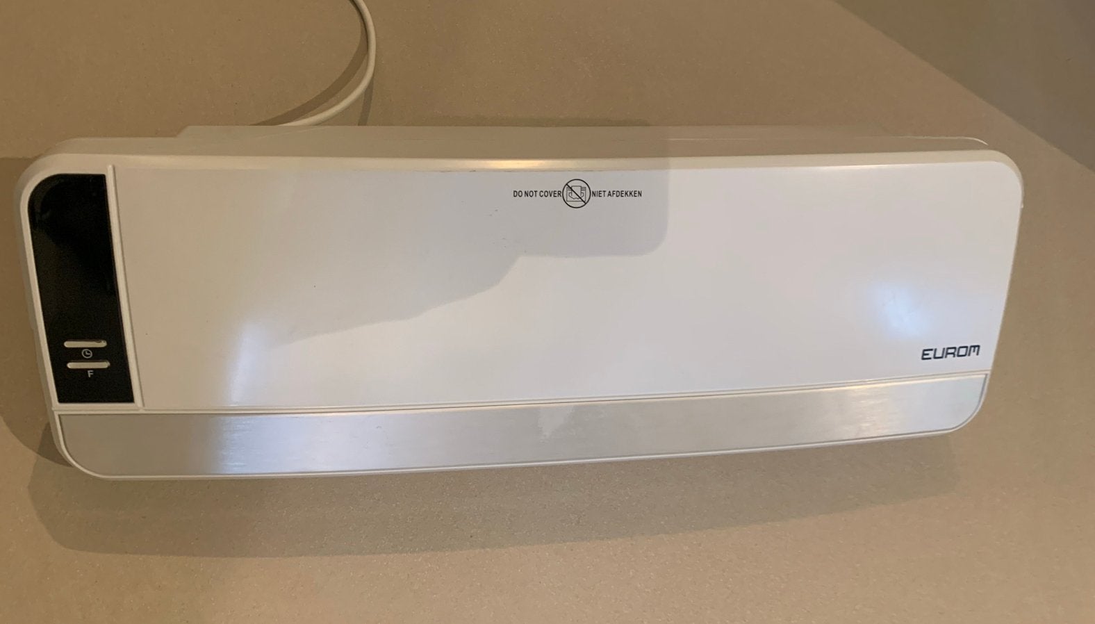 Eurom elektrische wandverwarming met afstandsbediening, Doe-het-zelf en Verbouw, Ophalen, 30 tot 80 cm, Gebruikt, Kachel