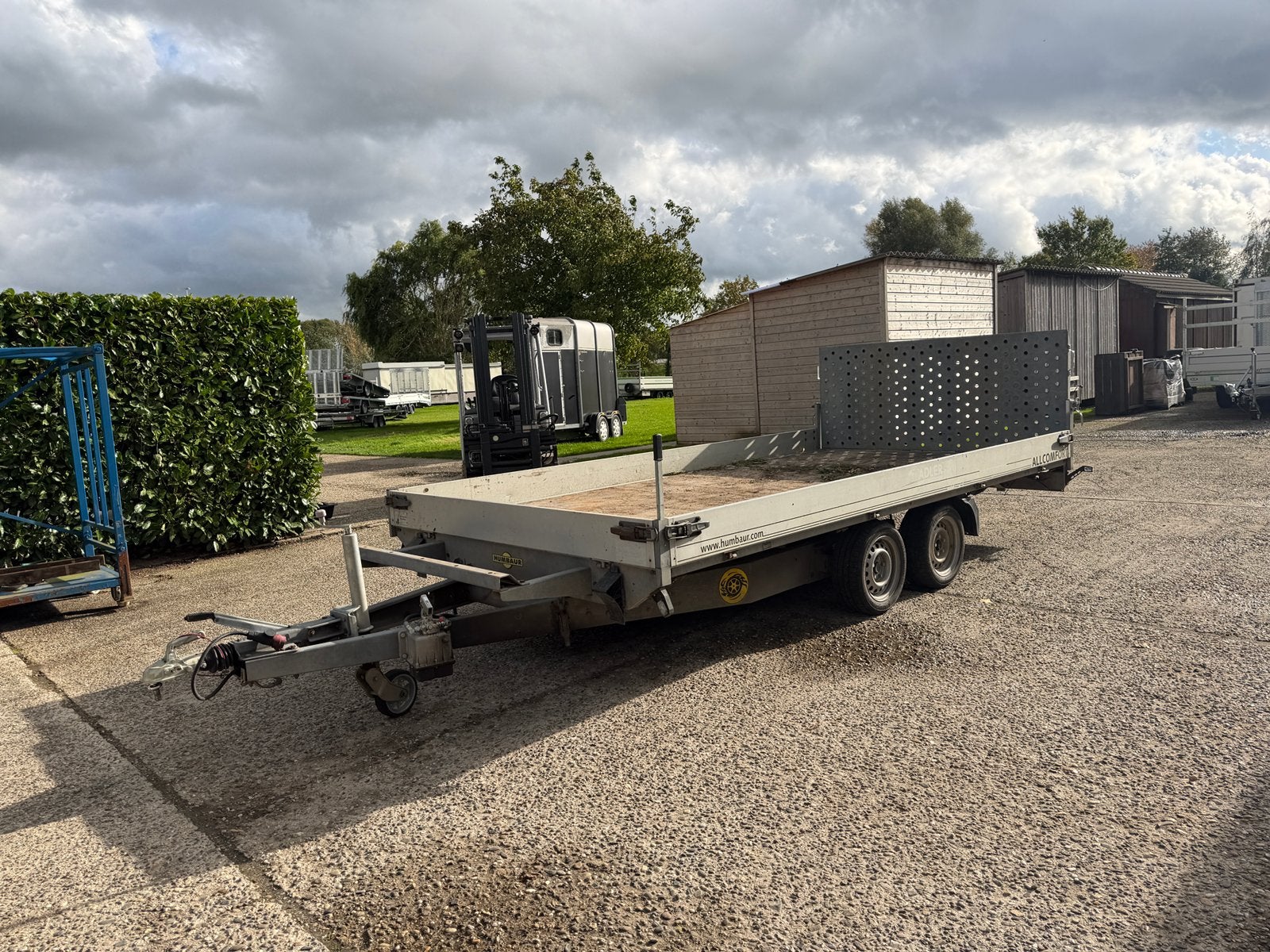 Kantelbare machinetransporter 470x210, 3000kg, Ophalen, Gebruikt