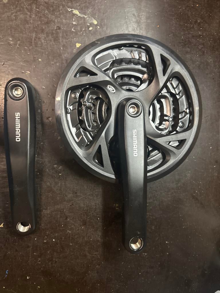 Shimano FC-M371 Voorblad Crankstel, Ophalen, Nieuw, Crankstel of Pedalen