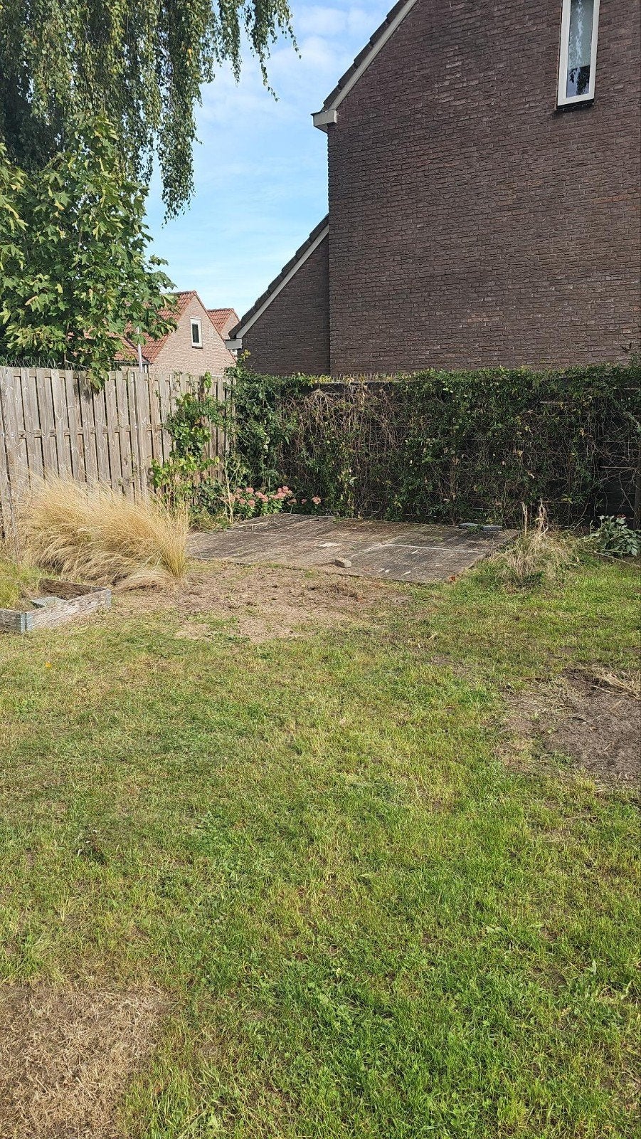 6 Steenschotten voor terras of pad, Tuin en Terras, Ophalen, Gebruikt, Hout, Terrastegels