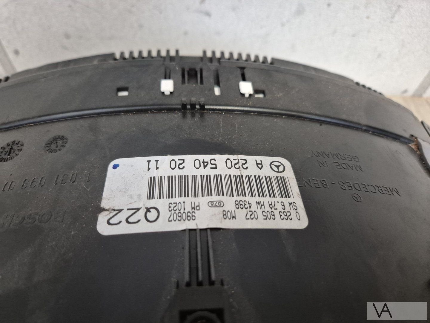 Mercedes S klasse W220 1998 -2005 BENZINE tellerklok cockpit, Gebruikt, -, Ophalen of Verzenden, -