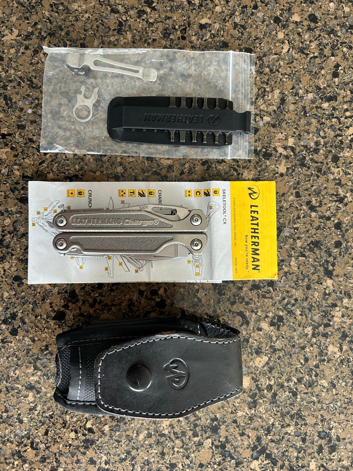 Leatherman Charge TTi Multitool met bitset en hoes, Ophalen of Verzenden, Zo goed als nieuw, Multitool, Overige merken