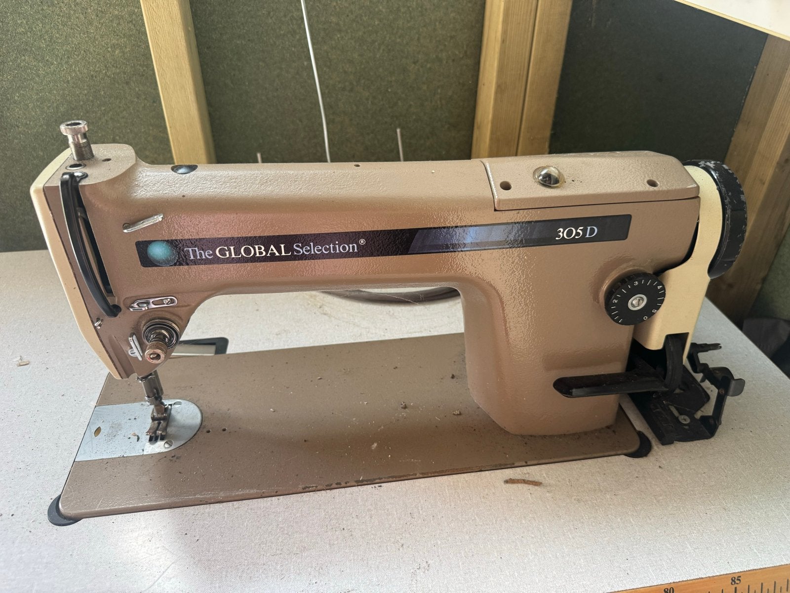 Industriële Naaimachine Global Selection 305D, Overige merken, Gebruikt, Ophalen of Verzenden, Naaimachine