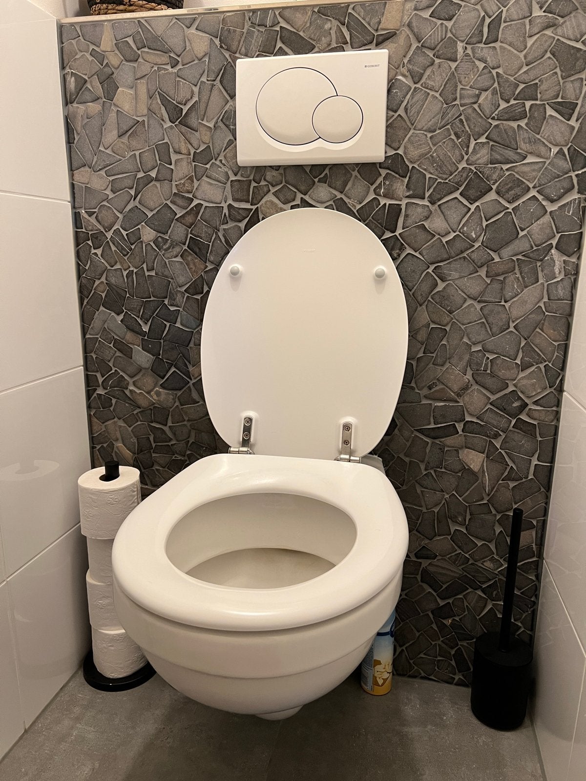 Witte WC pot met bril en deksel (GRATIS), Doe-het-zelf en Verbouw, Ophalen, Gebruikt, Steen, Toilet