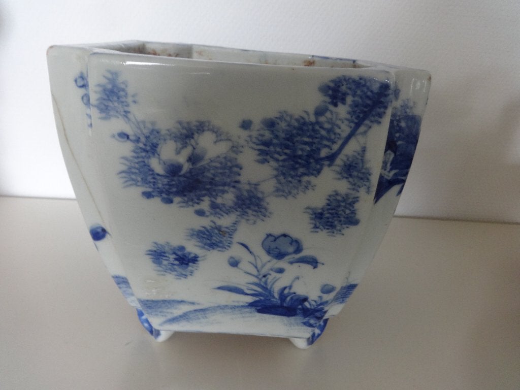 mooi antieke bloem pot, Ophalen