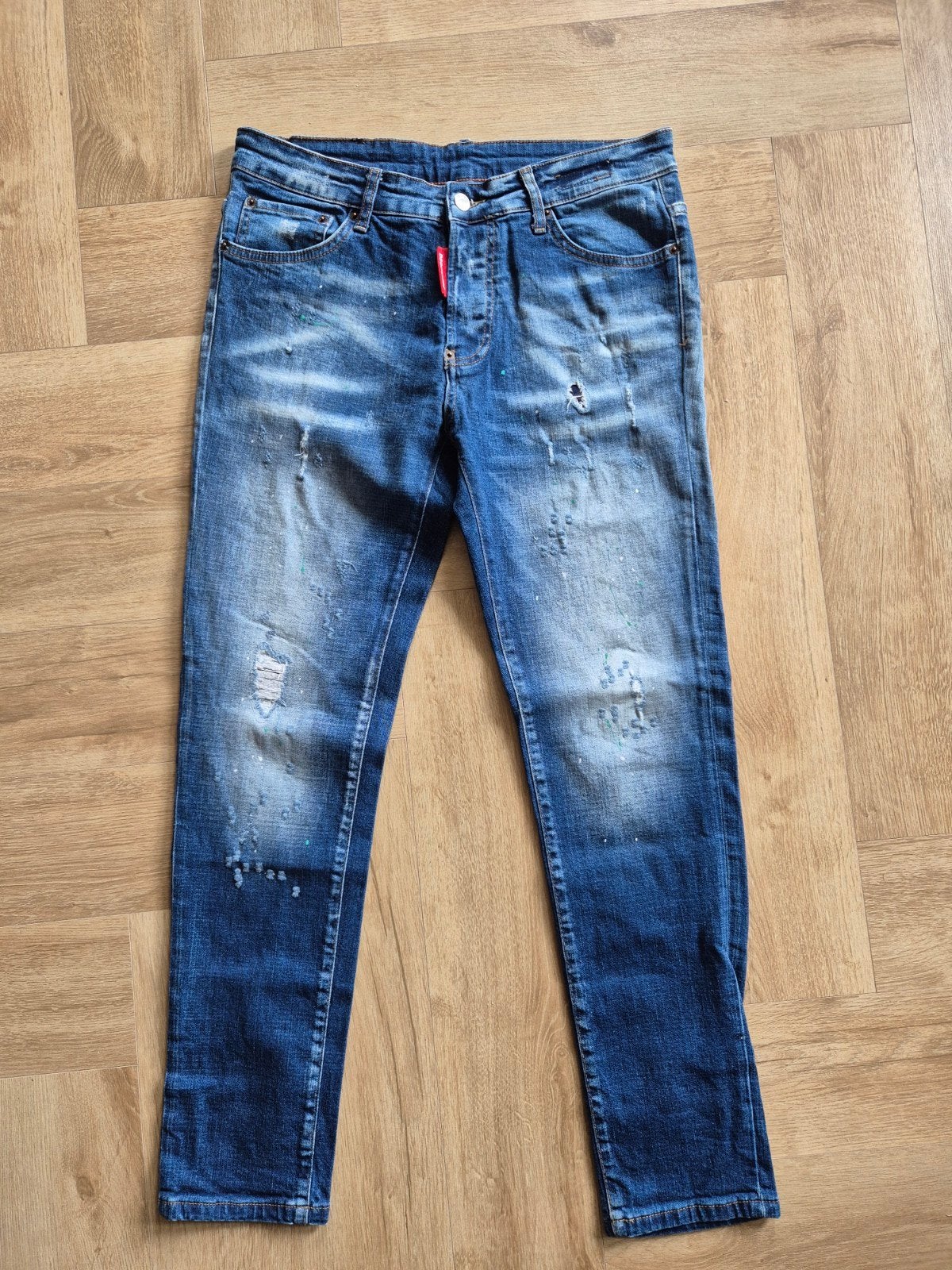 Dsquared2 Spijkerbroek - Maat 46/30, Dsquared2, Blauw, W32 (confectie 46) of kleiner, Ophalen of Verzenden