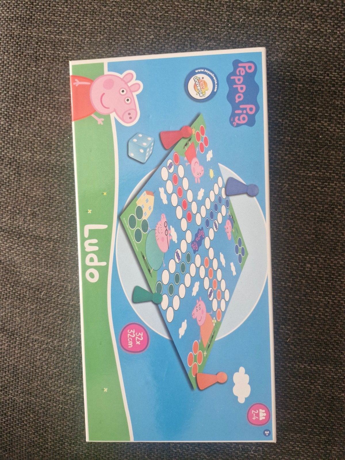 Peppa Pig Ludo Bordspel - Zo goed als nieuw, Drie of vier spelers, Ophalen of Verzenden, Zo goed als nieuw